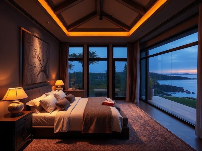 Master bedroom suite